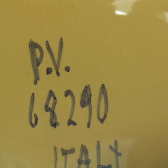 PV ITALY / Italica Ars Hand Painted Floral Set of 4 Salad Plates & 4 Mugs NOS - Picture 8 of 12